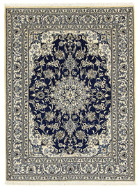 Perser Rug - Nain - 198 x 151 cm - dark blue