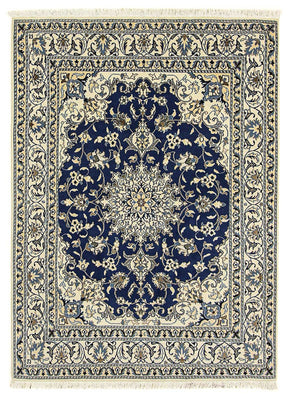 Perser Rug - Nain - 196 x 145 cm - dark blue