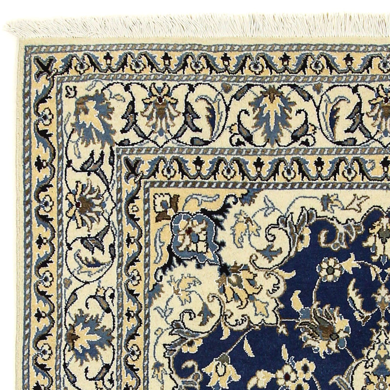 Perser Rug - Nain - 196 x 145 cm - dark blue