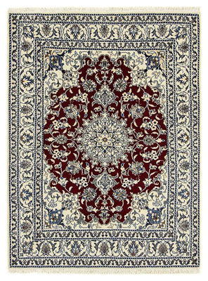 Perser Rug - Nain - 191 x 147 cm - dark red