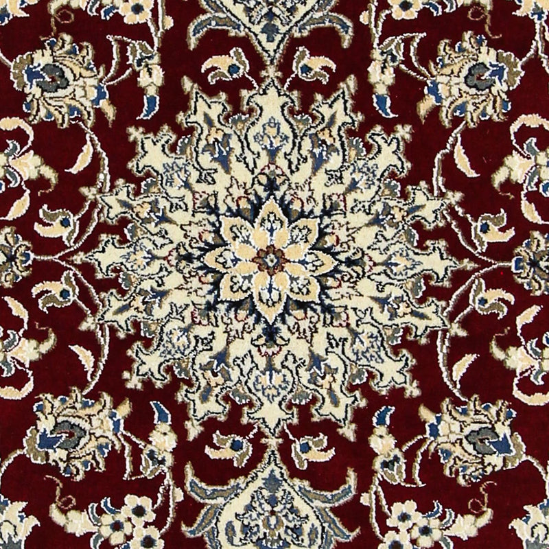 Perser Rug - Nain - 191 x 147 cm - dark red