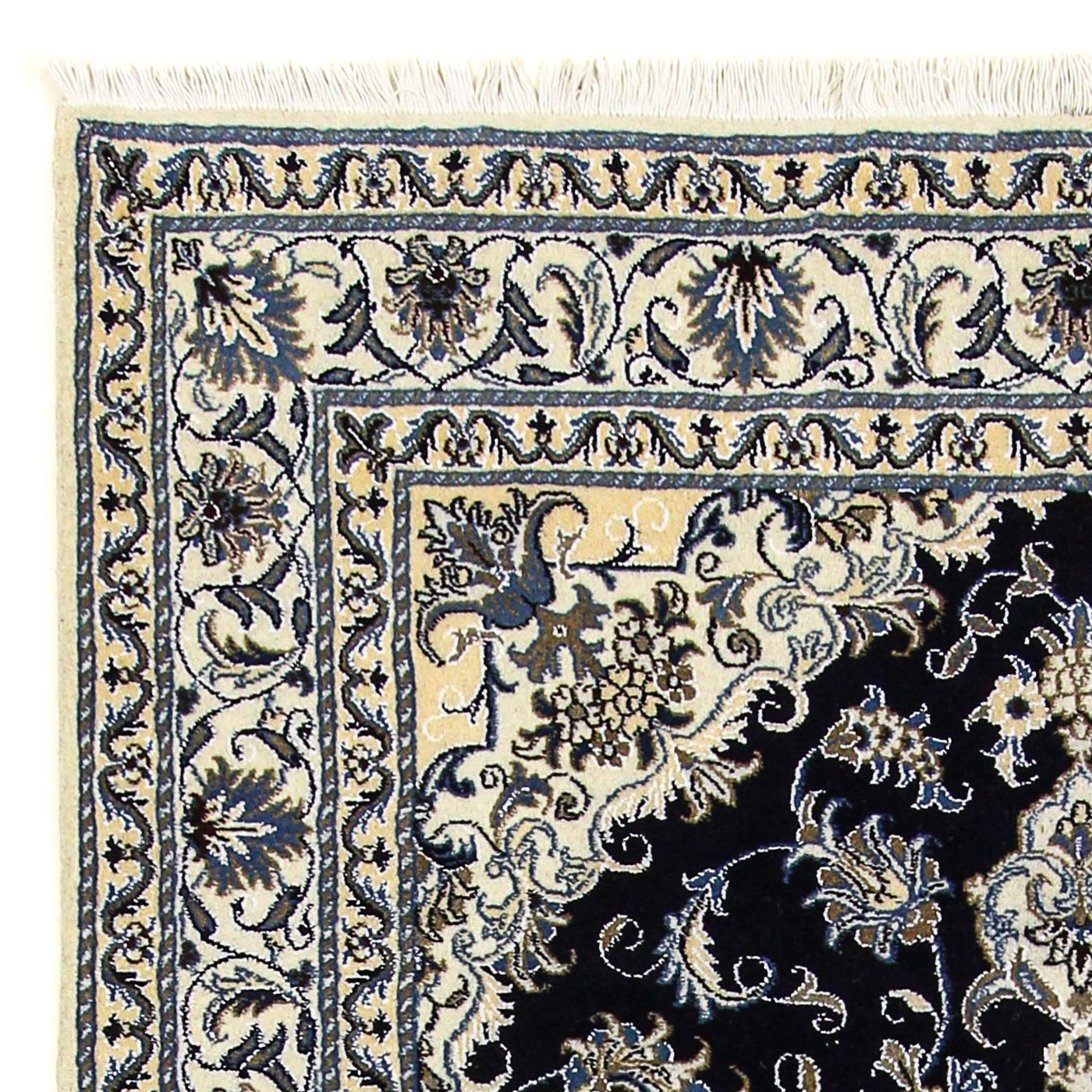 Perser Rug - Nain - 206 x 147 cm - dark blue