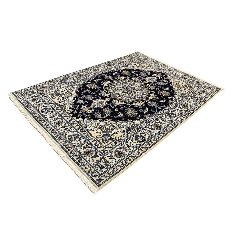 Perser Rug - Nain - 206 x 147 cm - dark blue