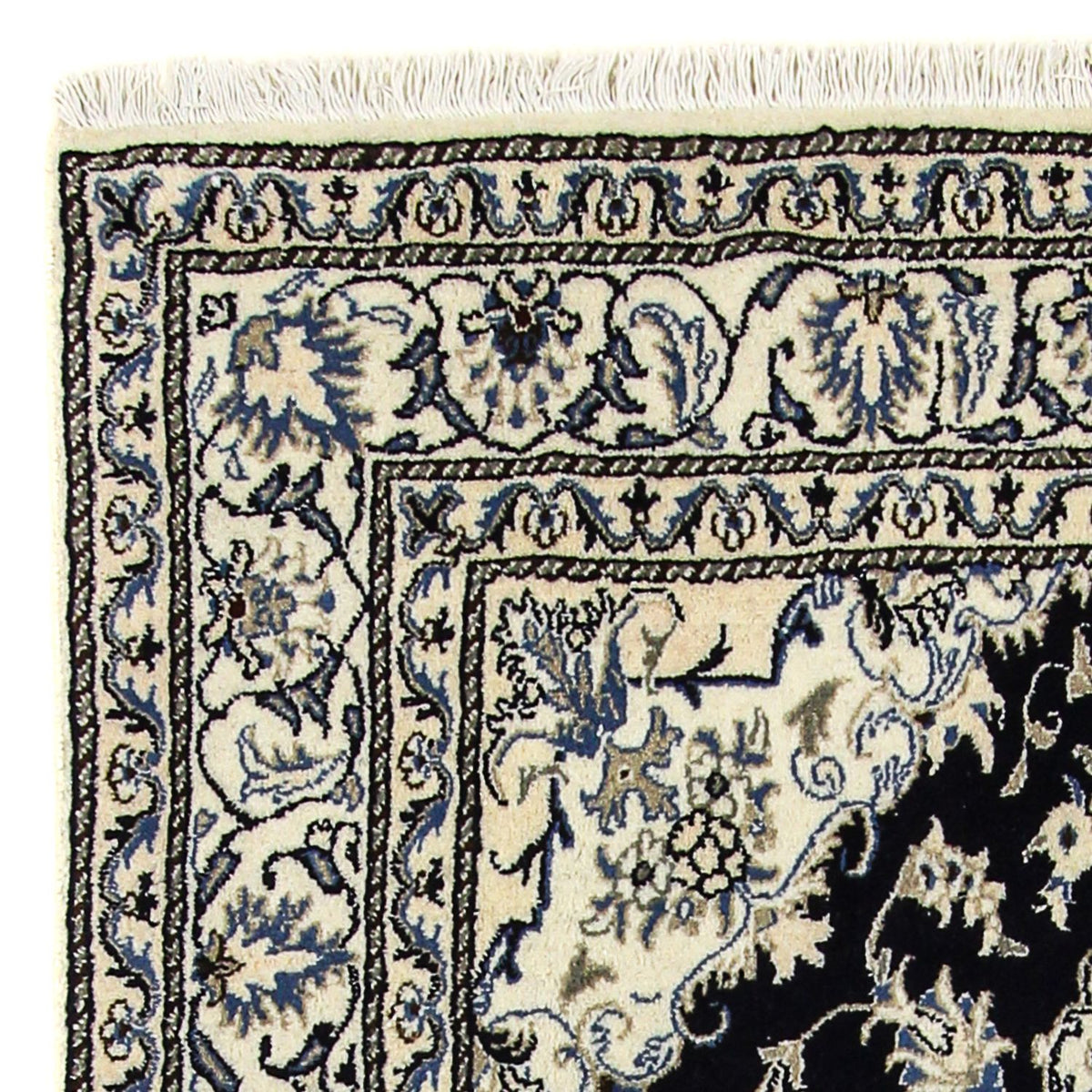 Perser Rug - Nain - 203 x 143 cm - dark blue