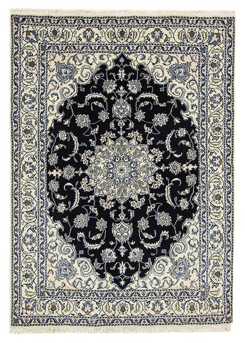 Perser Rug - Nain - 226 x 167 cm - dark blue
