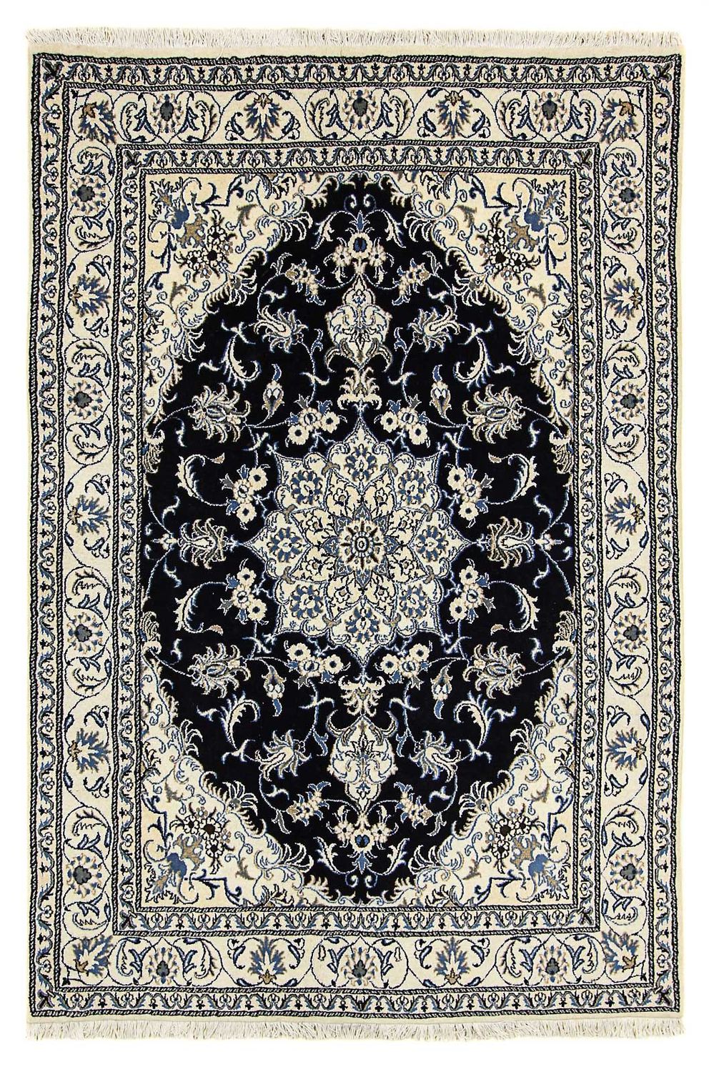 Perser Rug - Nain - 235 x 165 cm - dark blue