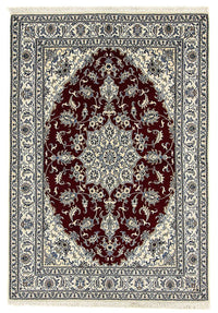 Perser Rug - Nain - 238 x 165 cm - dark red