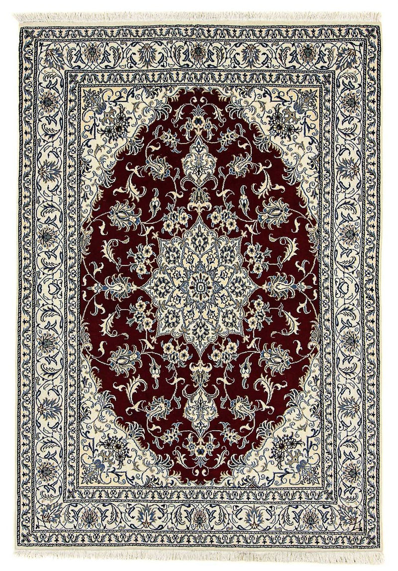 Perser Rug - Nain - 238 x 165 cm - dark red