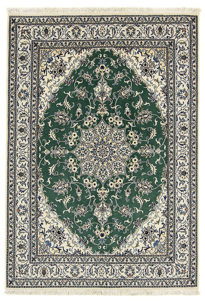 Perser Rug - Nain - 237 x 168 cm - dark green