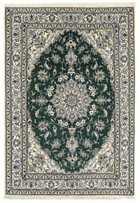 Perser Rug - Nain - 245 x 170 cm - dark green