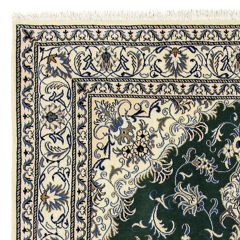 Perser Rug - Nain - 245 x 170 cm - dark green