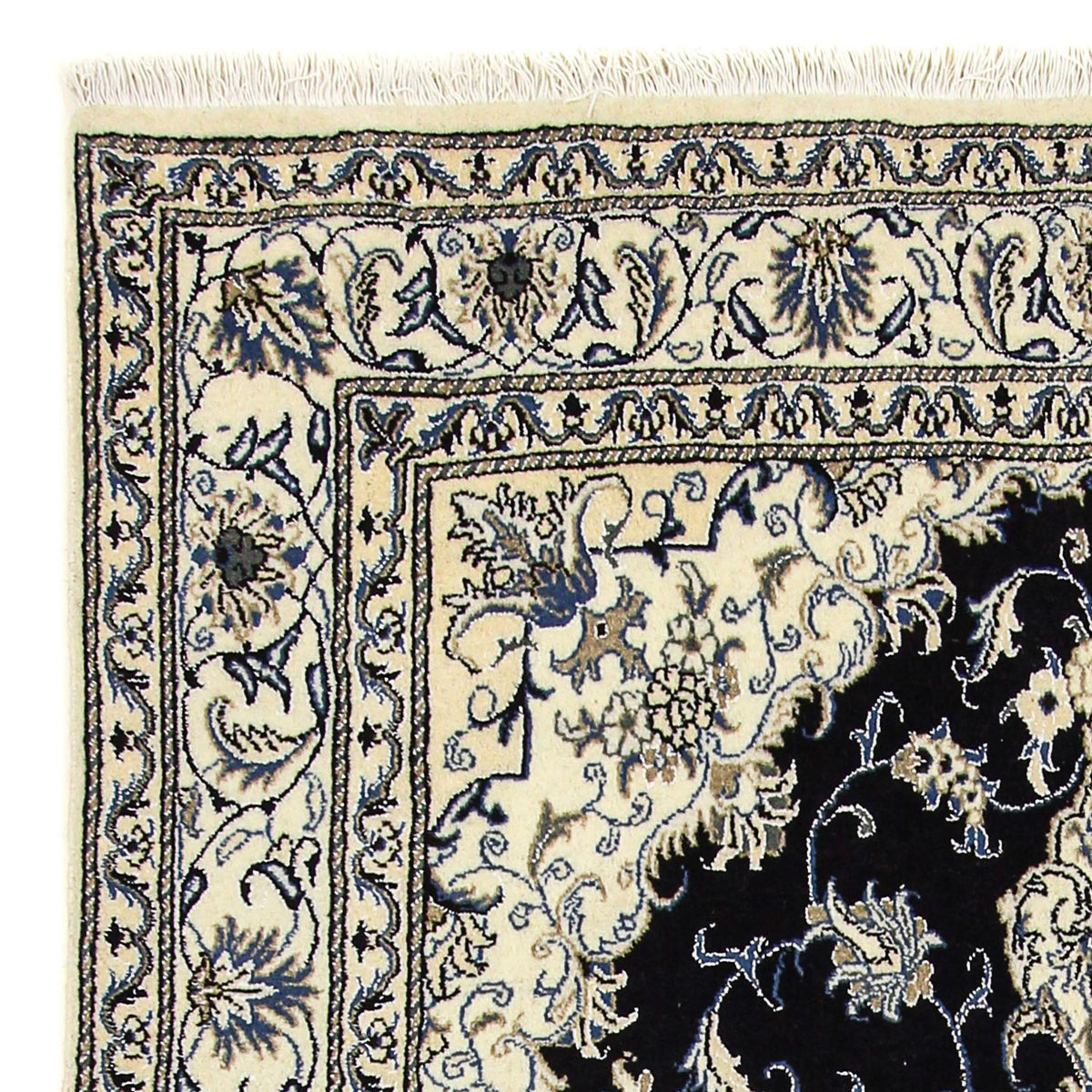 Perser Rug - Nain - 240 x 166 cm - dark blue