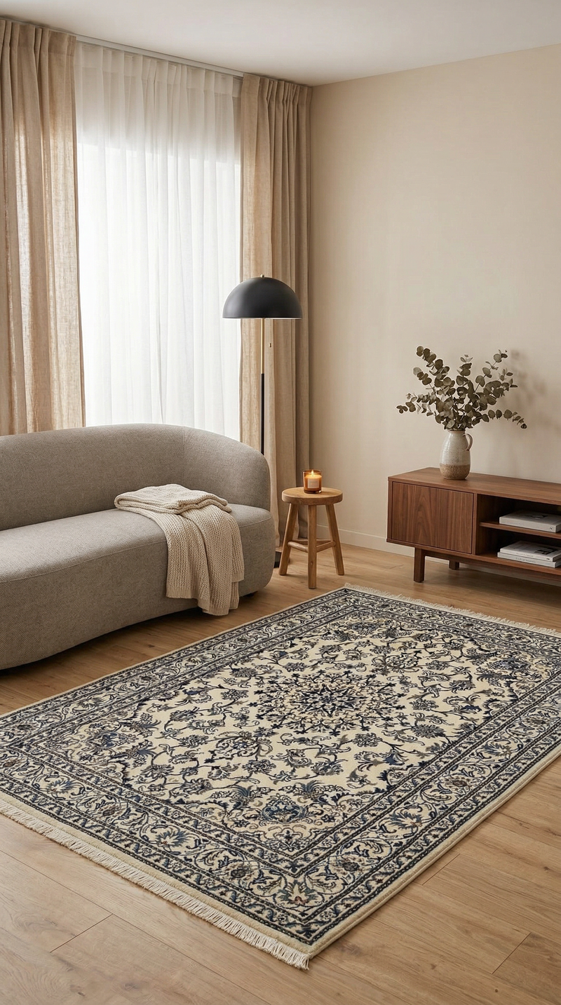 Nain - 12la Teppich 248x165cm - Perserteppich