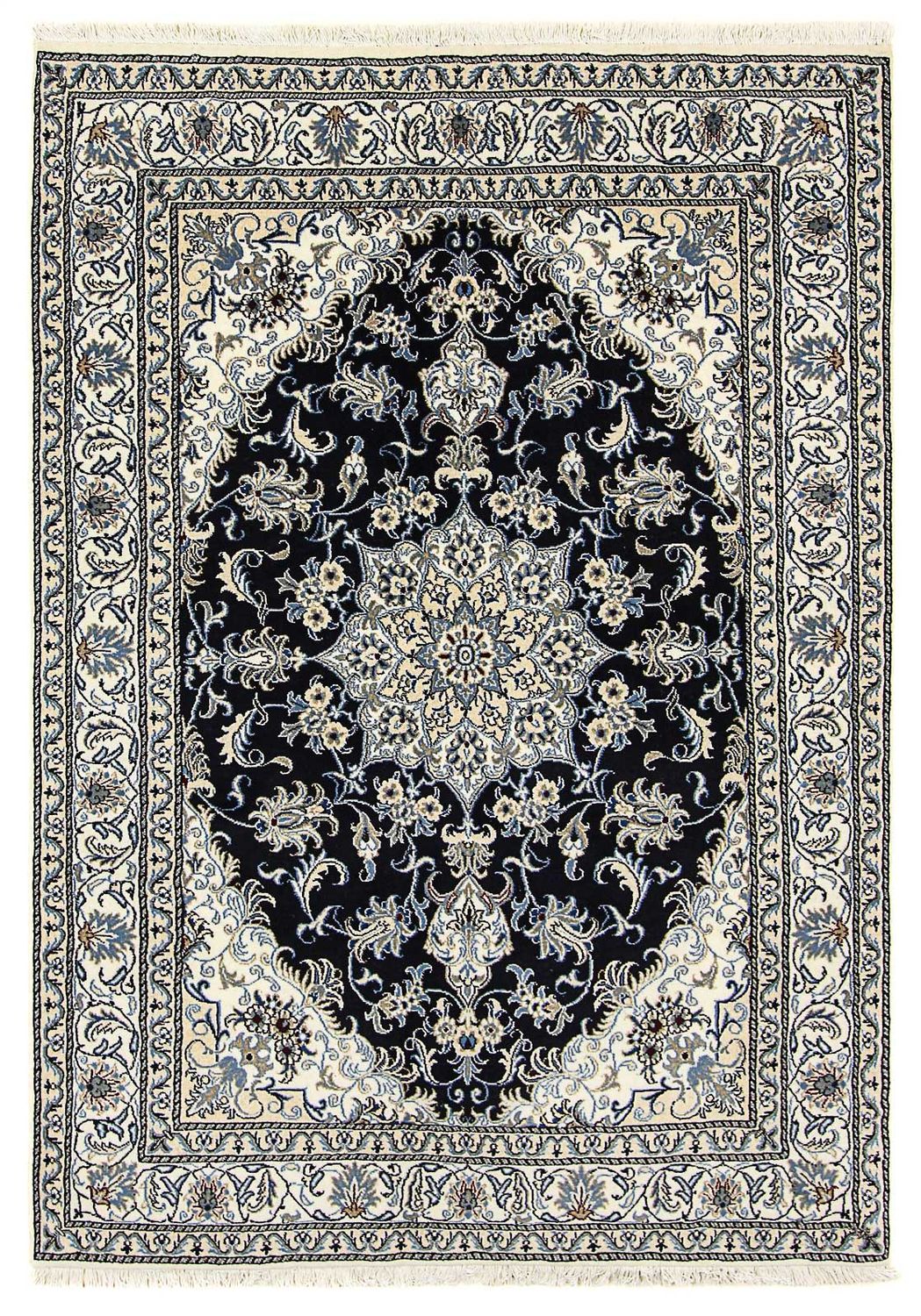 Perser Rug - Nain - 235 x 168 cm - dark blue