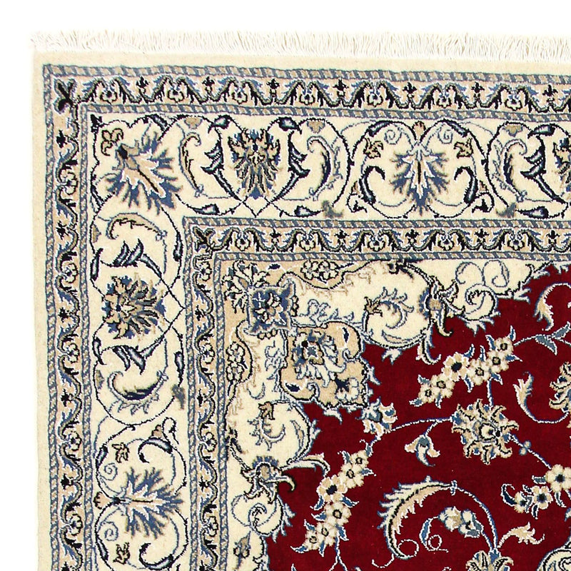 Perser Rug - Nain - 295 x 193 cm - dark red