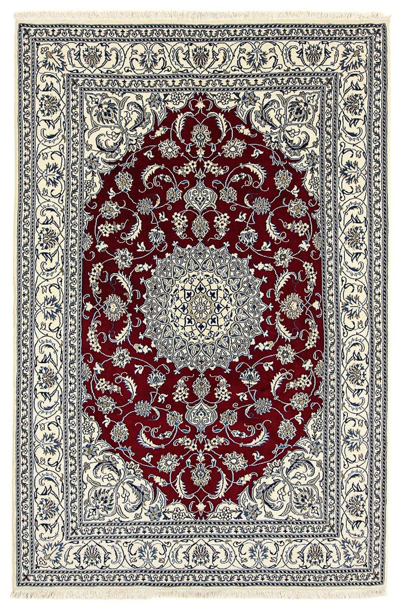 Perser Rug - Nain - 297 x 200 cm - dark red