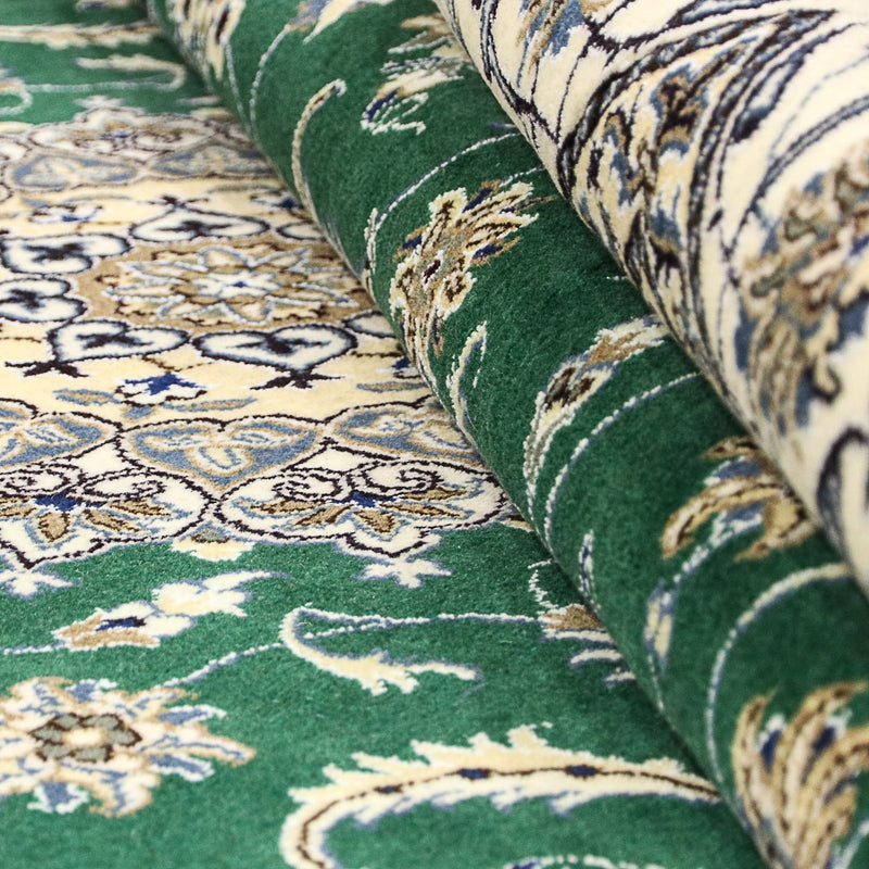 Perser Rug - Nain - 286 x 200 cm - dark green