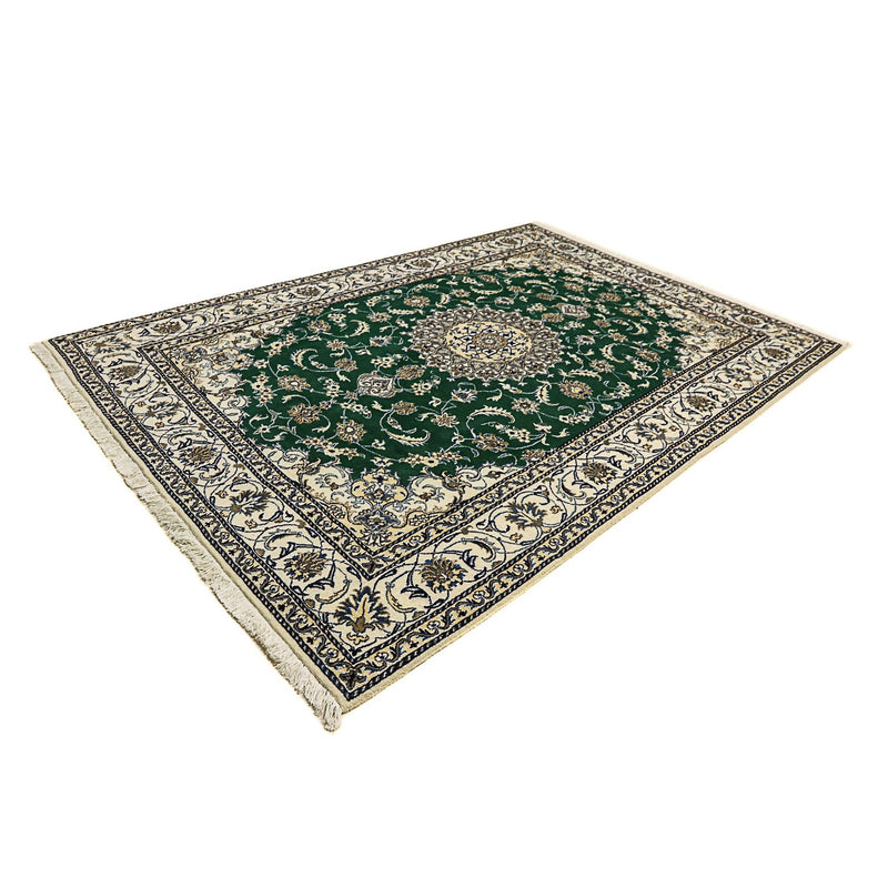 Perser Rug - Nain - 286 x 200 cm - dark green