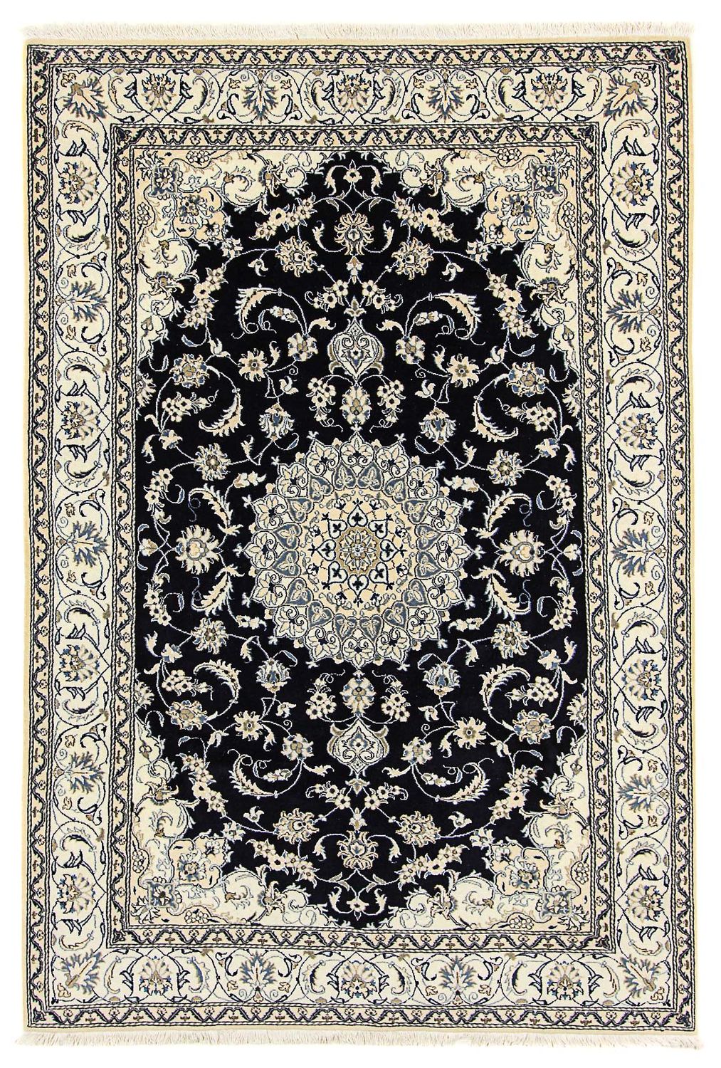 Perser Rug - Nain - 292 x 196 cm - dark blue
