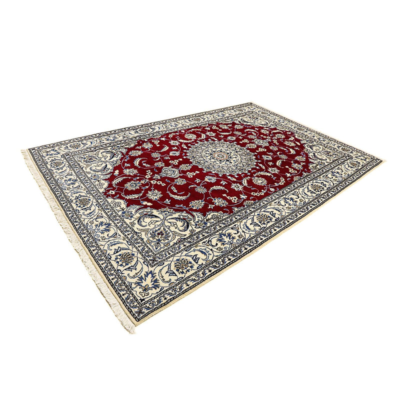 Perser Rug - Nain - 295 x 194 cm - dark red