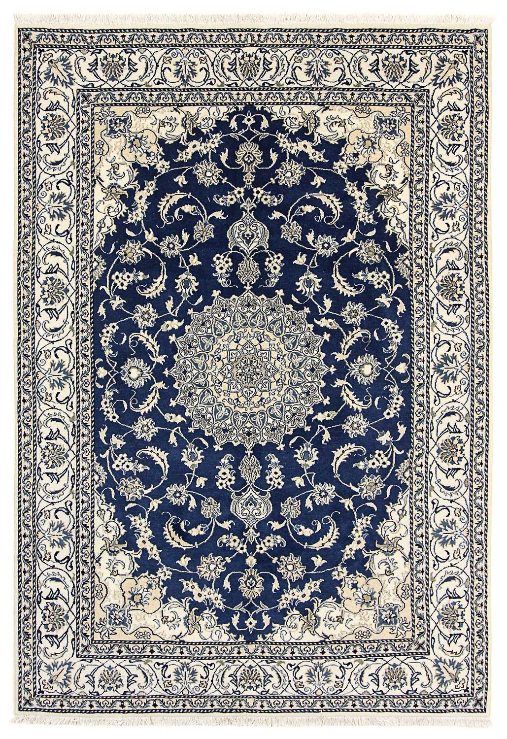 Perser Rug - Nain - 290 x 198 cm - dark blue