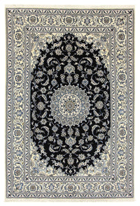 Perser Rug - Nain - 296 x 197 cm - dark blue