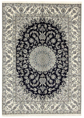 Perser Rug - Nain - 343 x 251 cm - dark blue