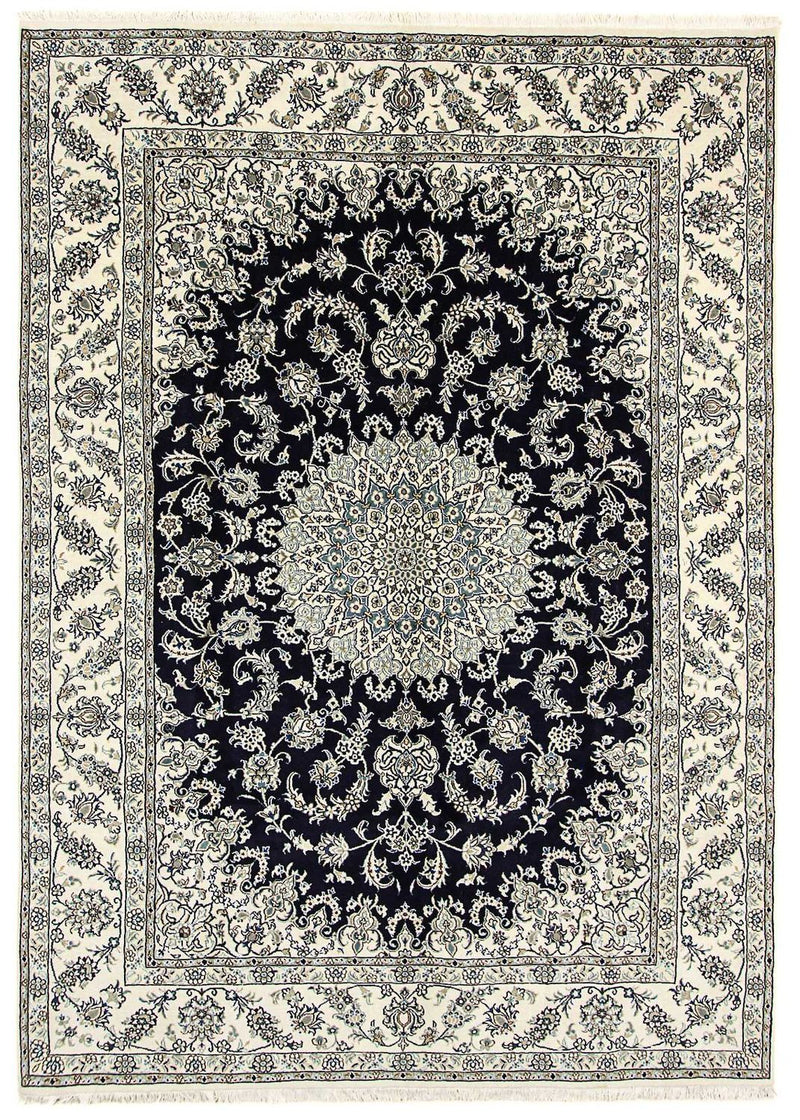 Perser Rug - Nain - 343 x 251 cm - dark blue