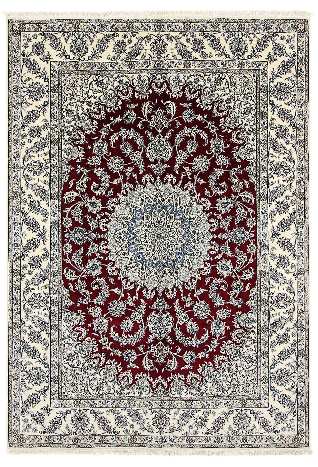 Perser Rug - Nain - 346 x 246 cm - dark red