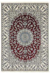 Perser Rug - Nain - 346 x 246 cm - dark red