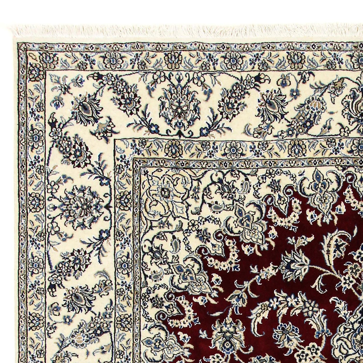 Perser Rug - Nain - 346 x 246 cm - dark red