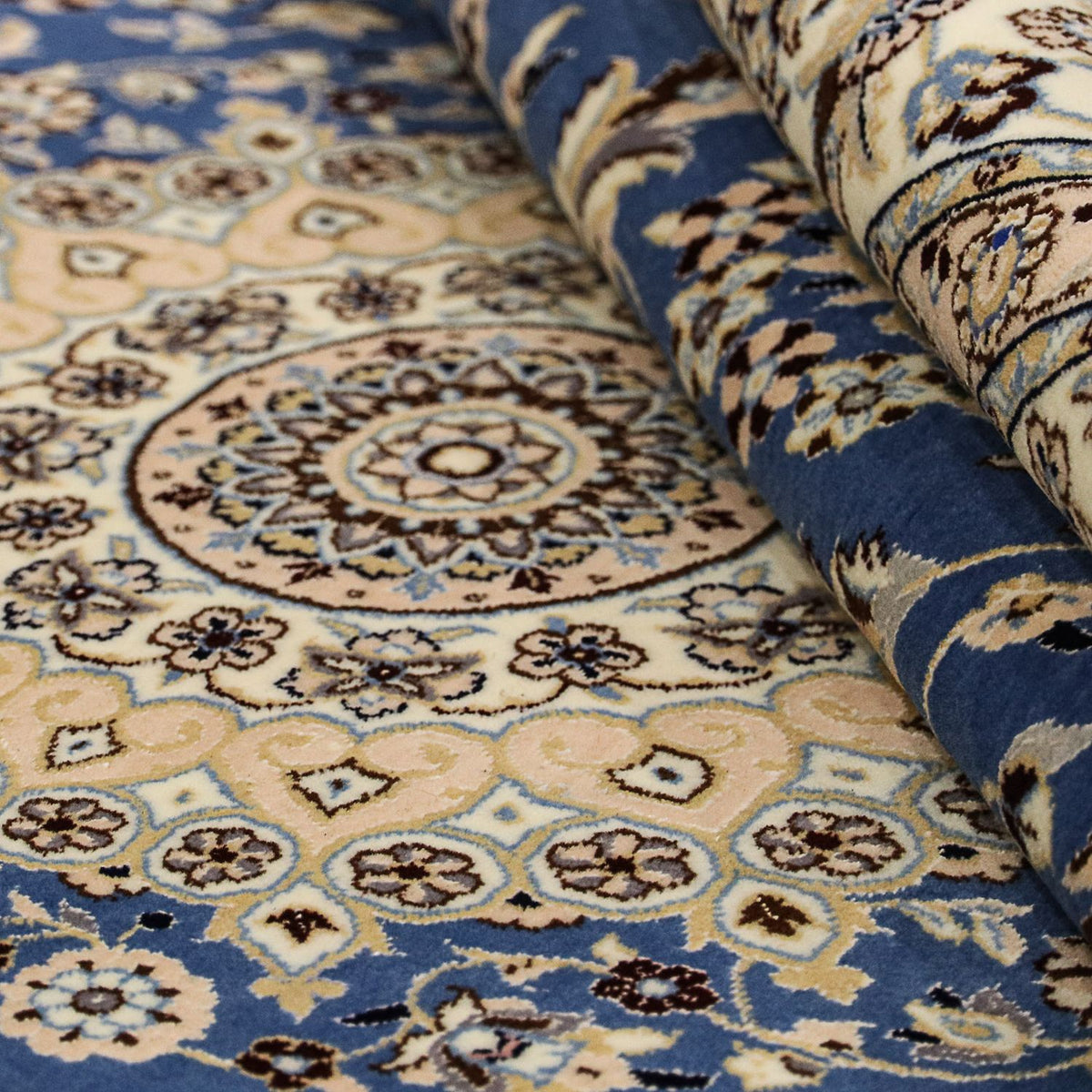 Perser Rug - Nain - Premium - 239 x 149 cm - blue