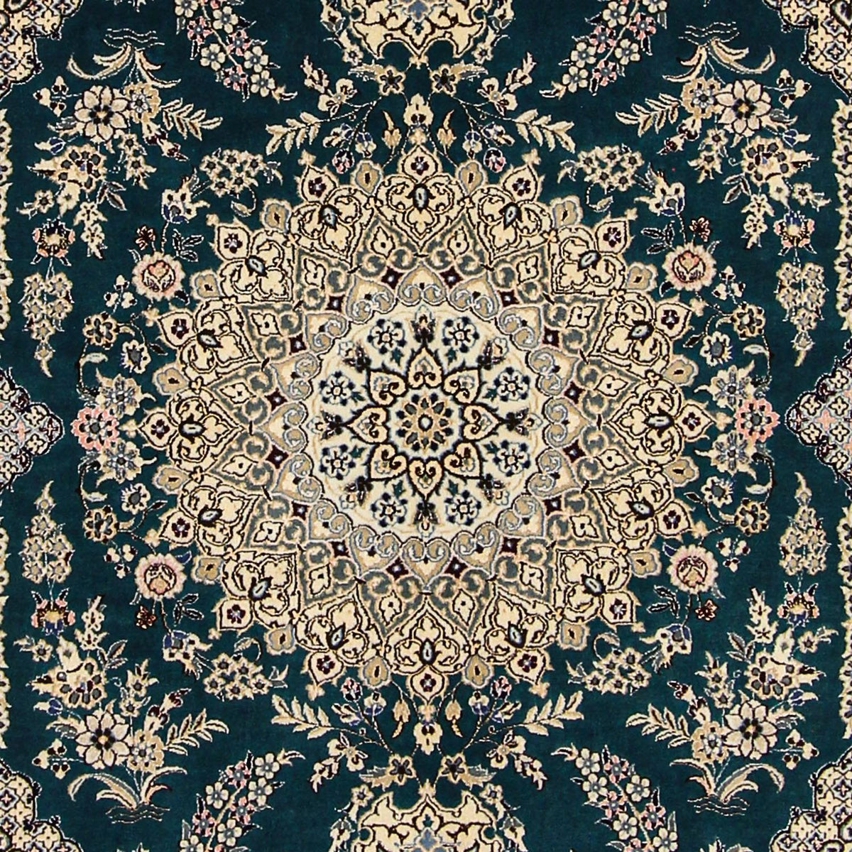 Perser Rug - Nain - Premium - 234 x 156 cm - dark blue