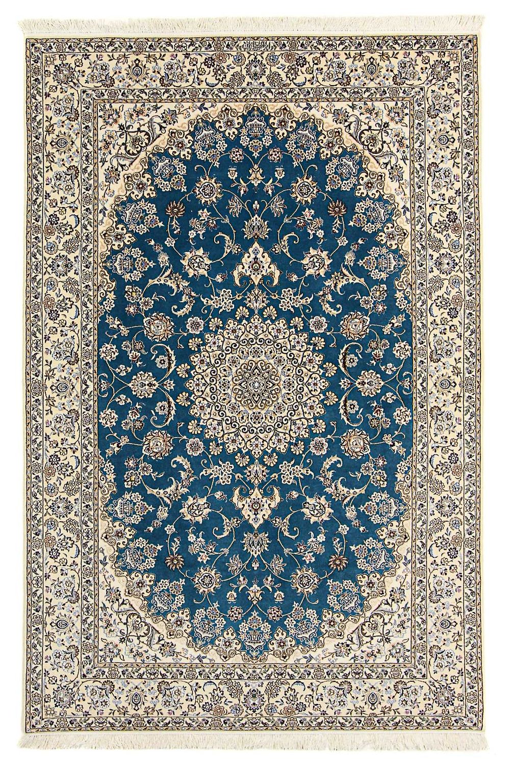 Perser Rug - Nain - Premium - 236 x 154 cm - blue