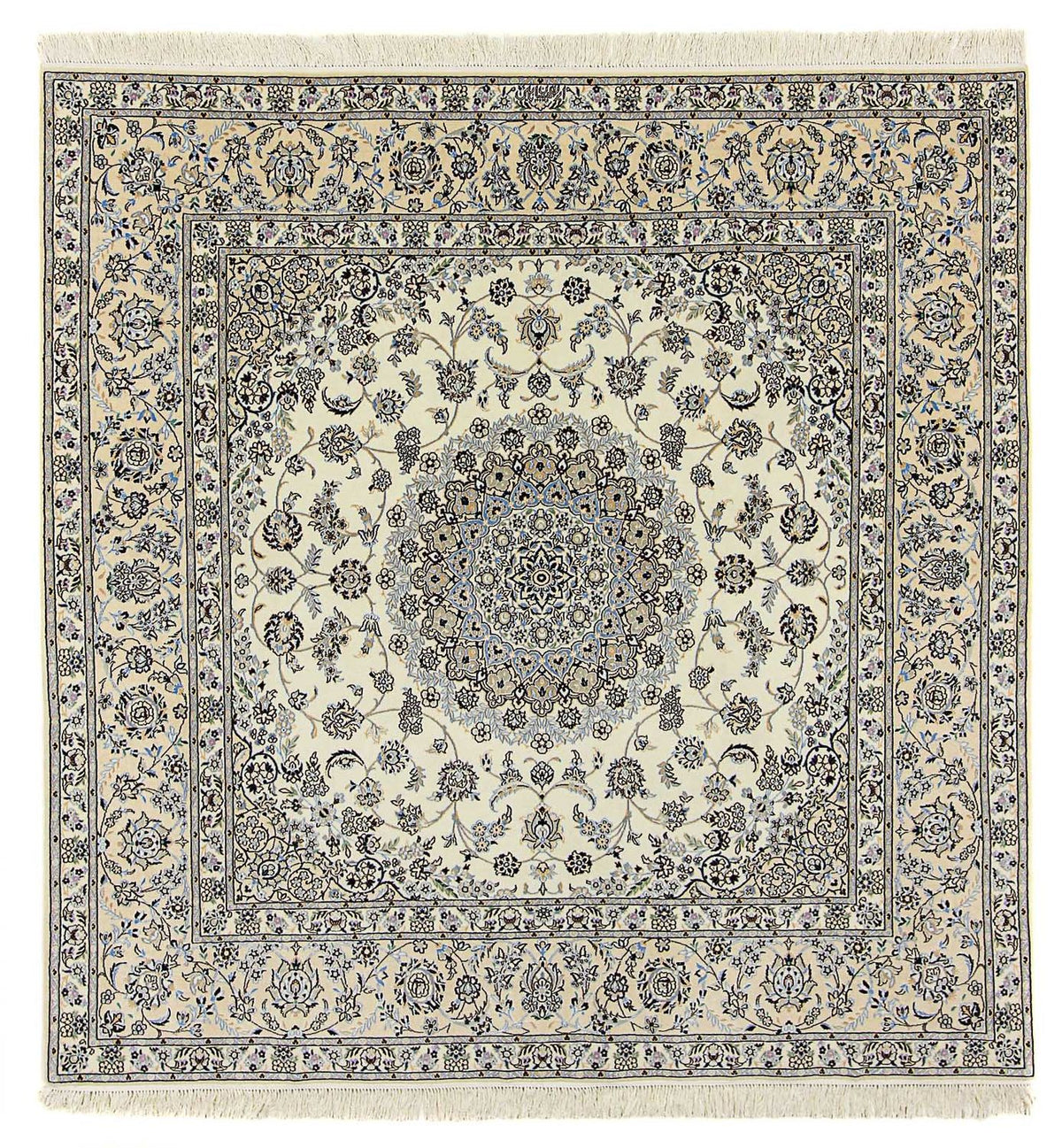Perser Rug - Nain - Premium square  - 205 x 205 cm - beige