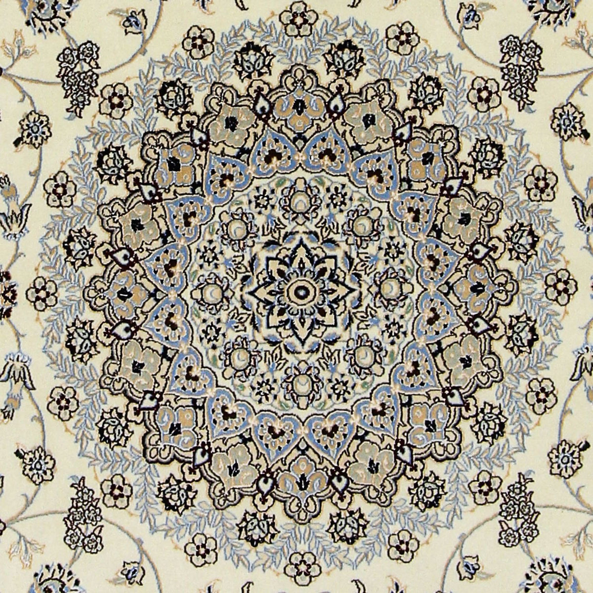 Perser Rug - Nain - Premium square  - 205 x 205 cm - beige