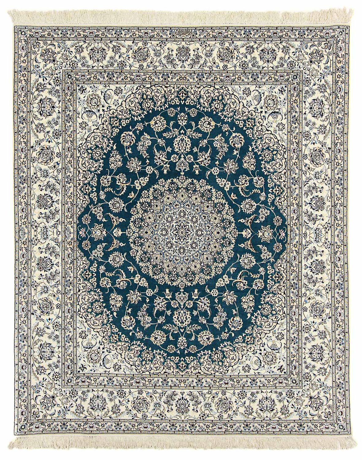 Perser Rug - Nain - Premium - 244 x 200 cm - dark blue