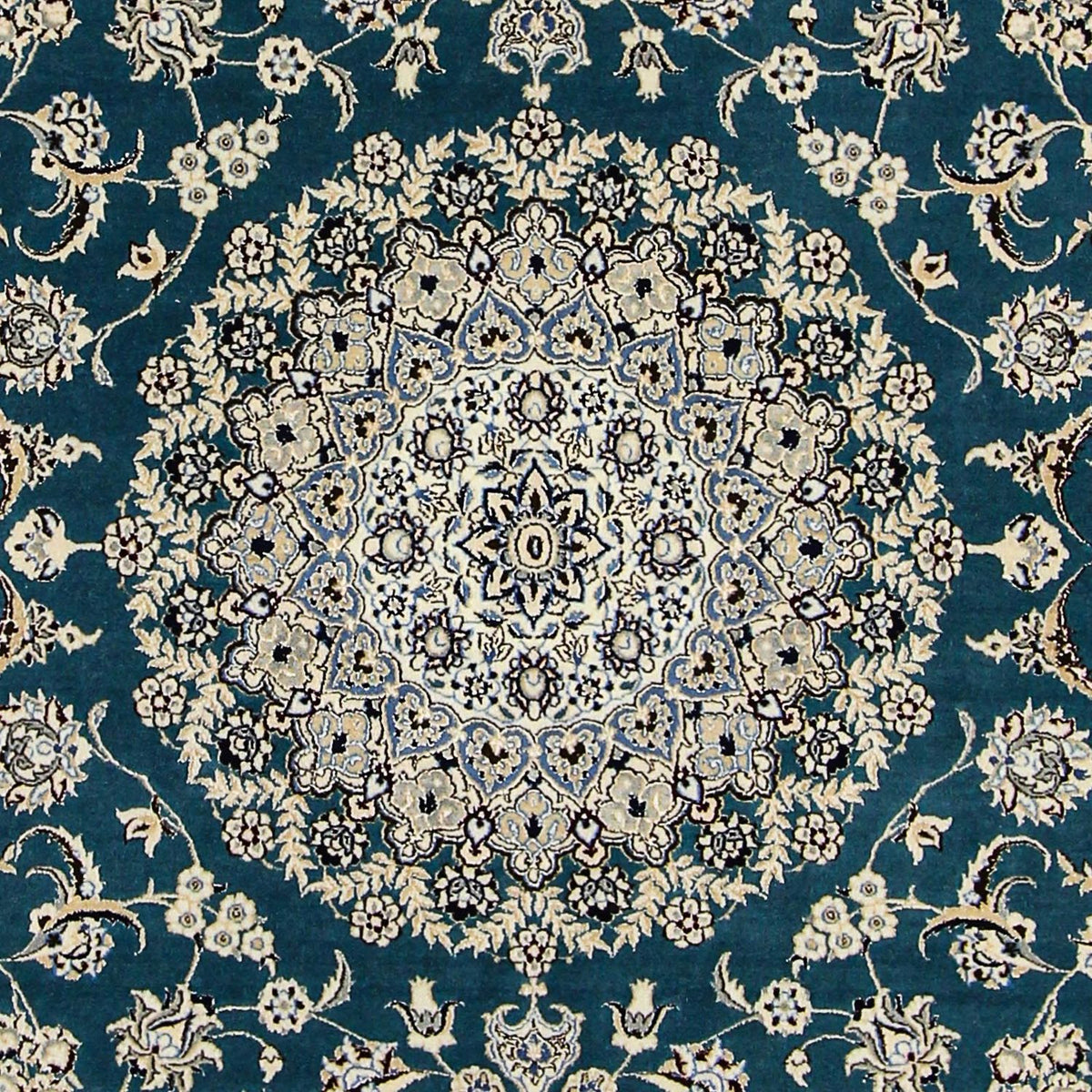 Perser Rug - Nain - Premium - 244 x 200 cm - dark blue