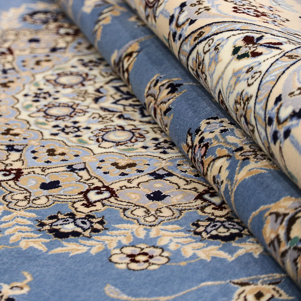 Perser Rug - Nain - Premium - 255 x 206 cm - blue