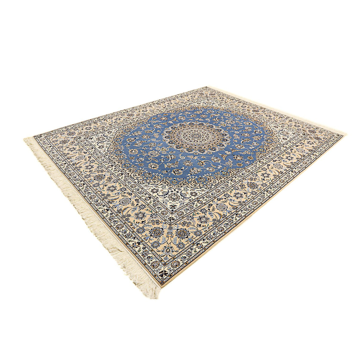 Perser Rug - Nain - Premium - 255 x 206 cm - blue