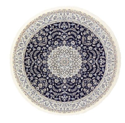 Perser Rug - Nain - Royal round  - 260 x 260 cm - dark blue
