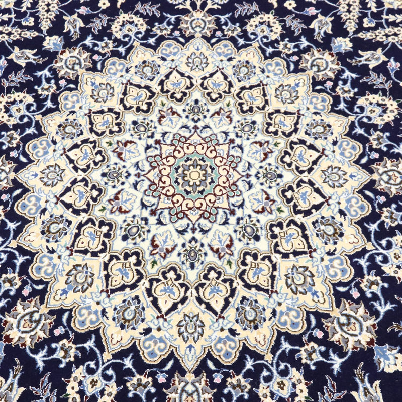 Perser Rug - Nain - Royal round  - 260 x 260 cm - dark blue