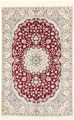 Perser Rug - Nain - Royal - 200 x 132 cm - red