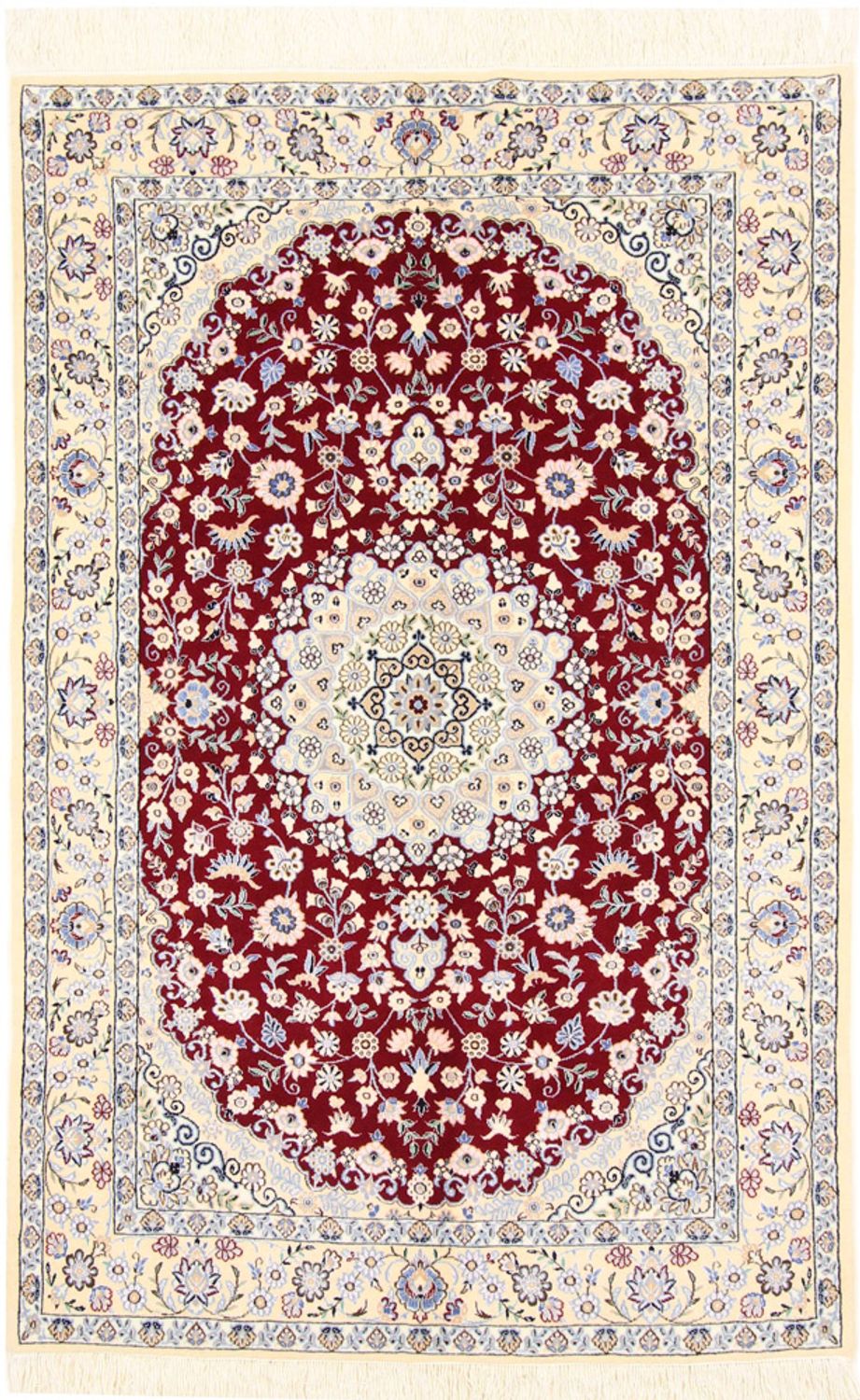 Perser Rug - Nain - Royal - 200 x 132 cm - red