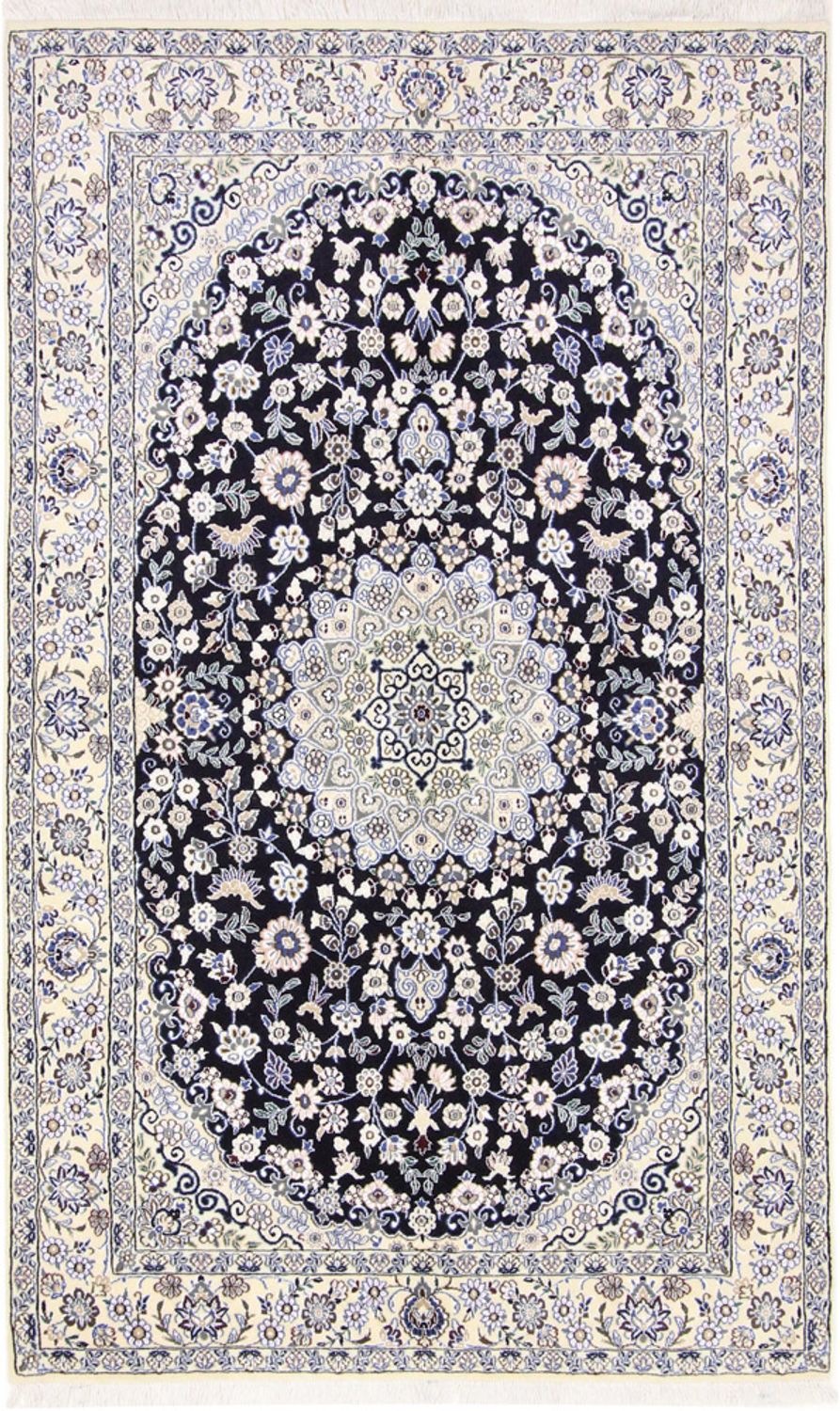 Perser Rug - Nain - Royal - 202 x 130 cm - dark blue
