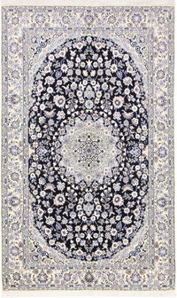 Perser Rug - Nain - Royal - 202 x 130 cm - dark blue