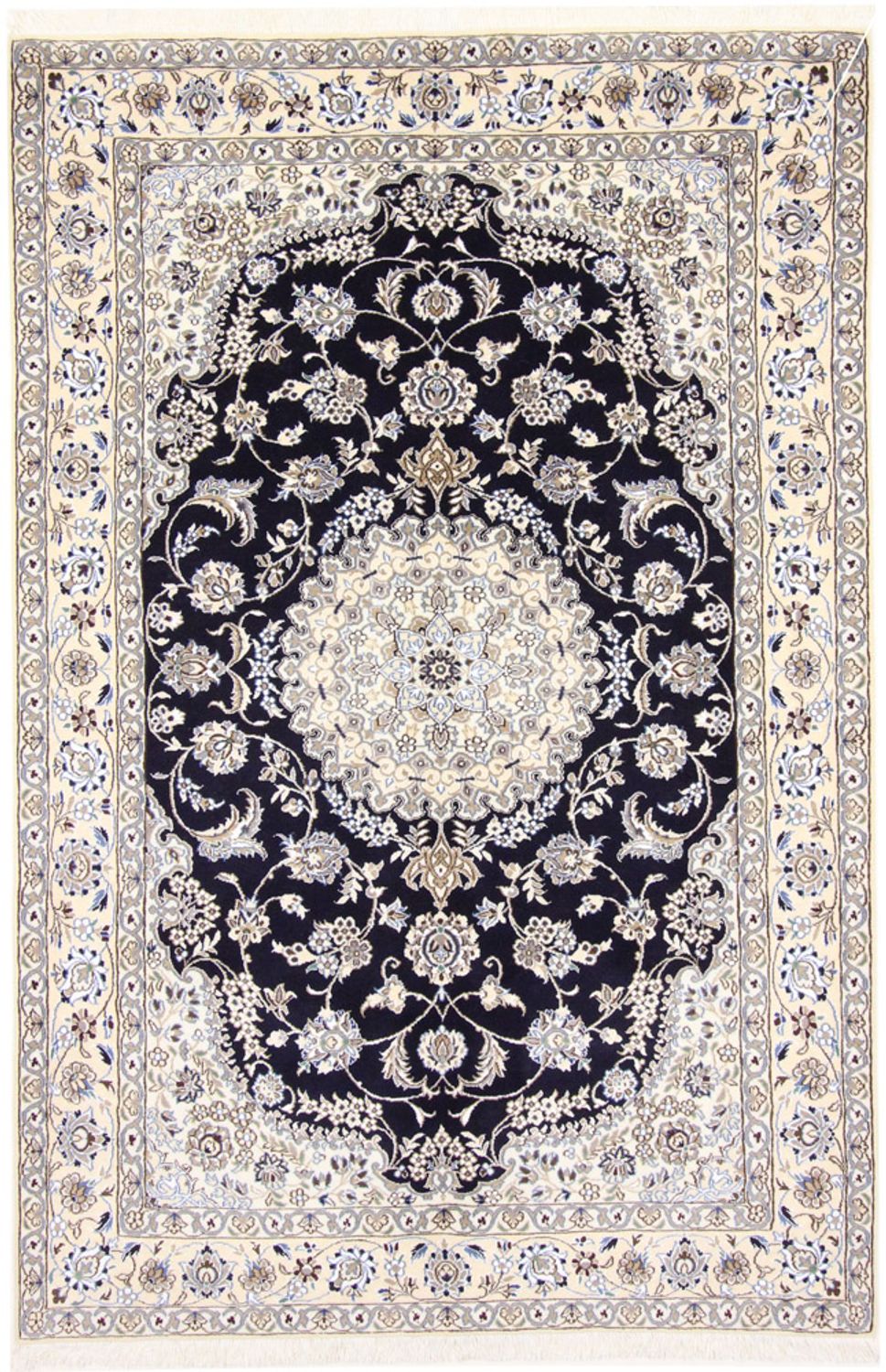 Perser Rug - Nain - Royal - 233 x 155 cm - wine red