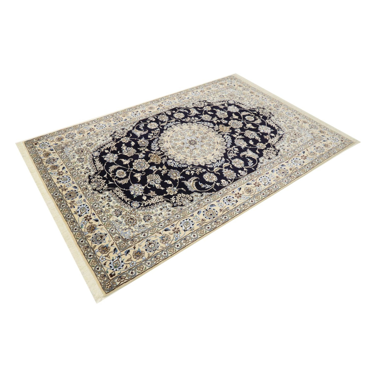 Perser Rug - Nain - Royal - 233 x 155 cm - wine red