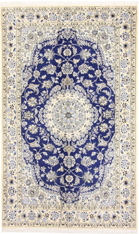Perser Rug - Nain - Royal - 244 x 146 cm - blue