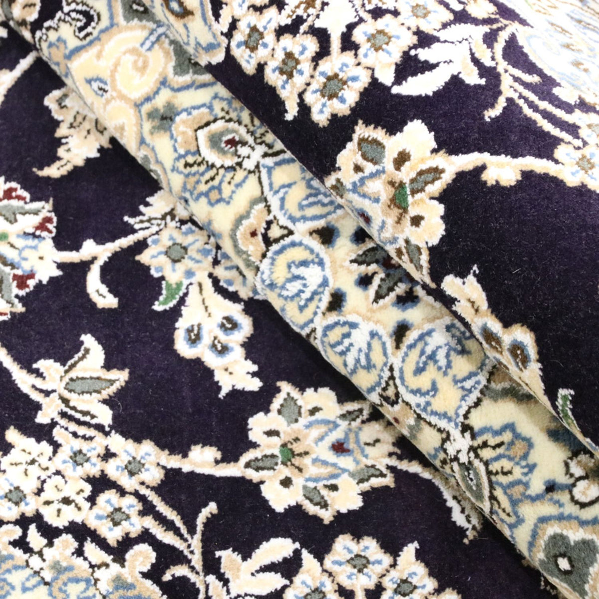 Perser Rug - Nain - Royal - 246 x 154 cm - dark blue